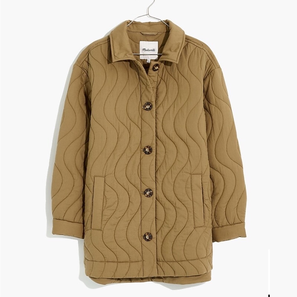 Madewell Quilted Tan Jacket